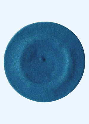 Klassisk teal farvet baret i uld Accessories Diefenthal 