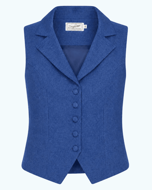 Marlene vest - blå denimlook vest Daisy Dapper 