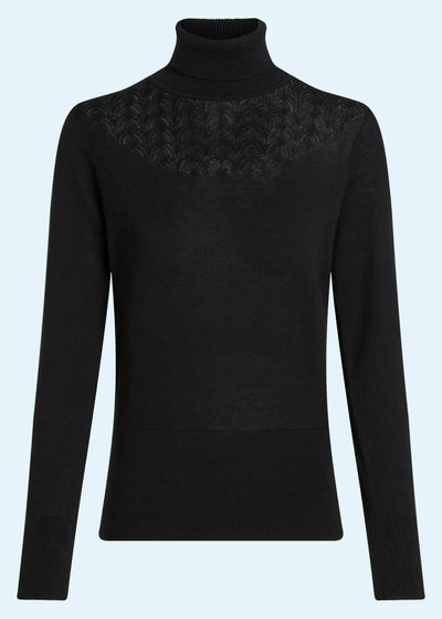 Rullekrave Club Top i sort top King Louie 