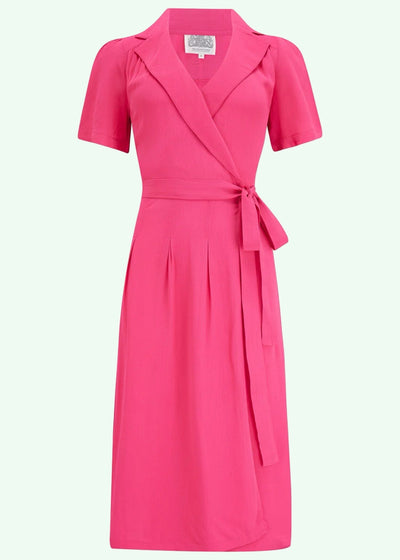 Slåom kjole i raspberry pink Kjoler Seamstress Of Bloomsbury 