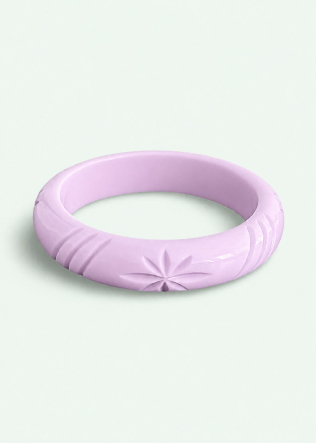 Smalt armbånd i 1950'er stil - lilla armbånd Rock It Rosie 