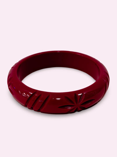 Smalt armbånd i vintage stil, Magenta Accessories Rock It Rosie 