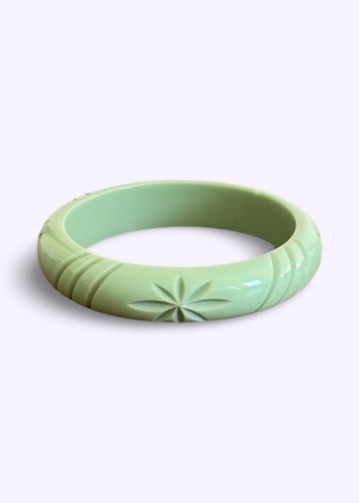 Smalt armbånd i vintage stil, Pastel grøn Accessories Rock It Rosie 
