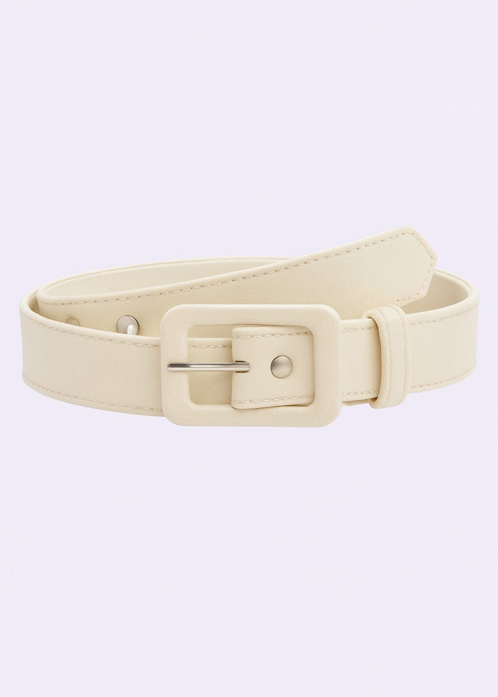 Smalt bælte i cream Accessories Daisy Dapper 