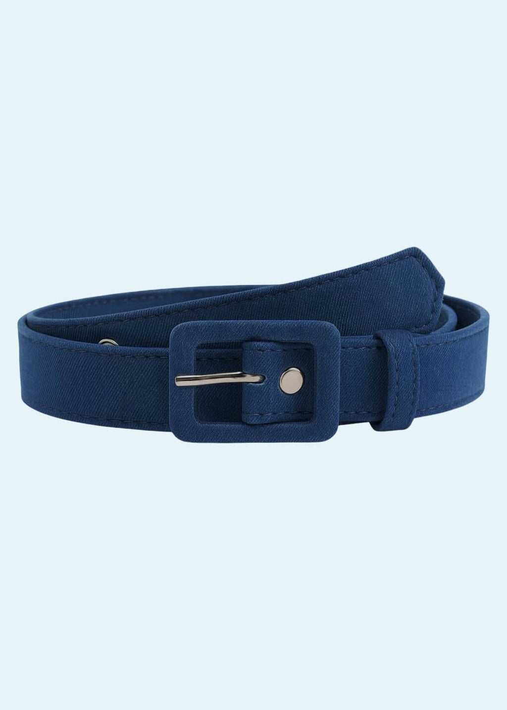 Smalt bælte i lys denim Accessories Daisy Dapper 