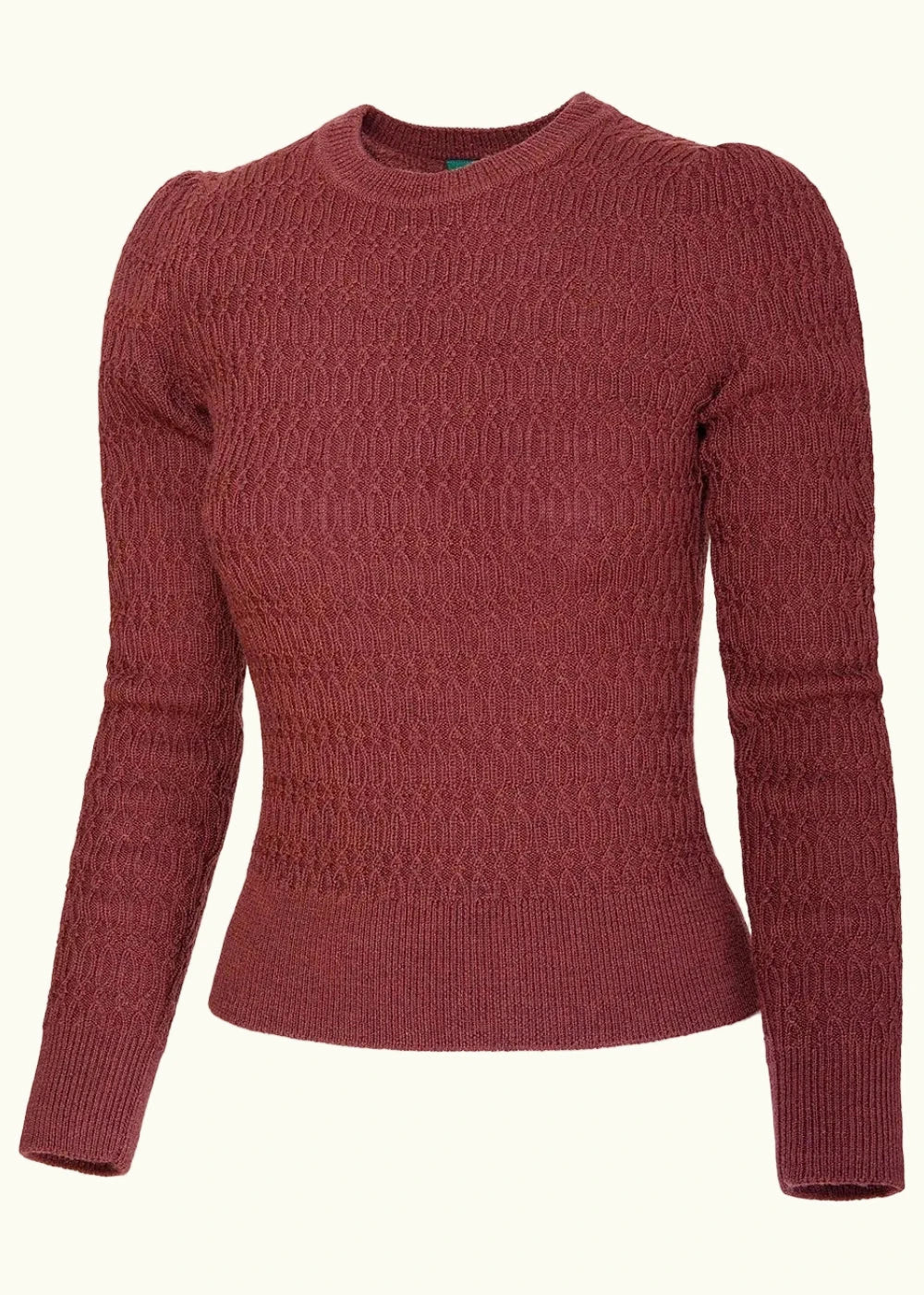 The All Round Sweater - Rust strik top Emmy Design 