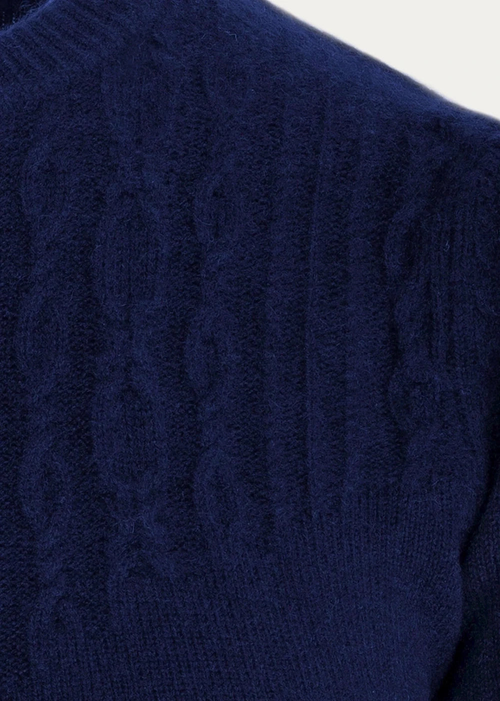 The Cashmere Staple Sweater - Midnight Blue strik top Emmy Design 