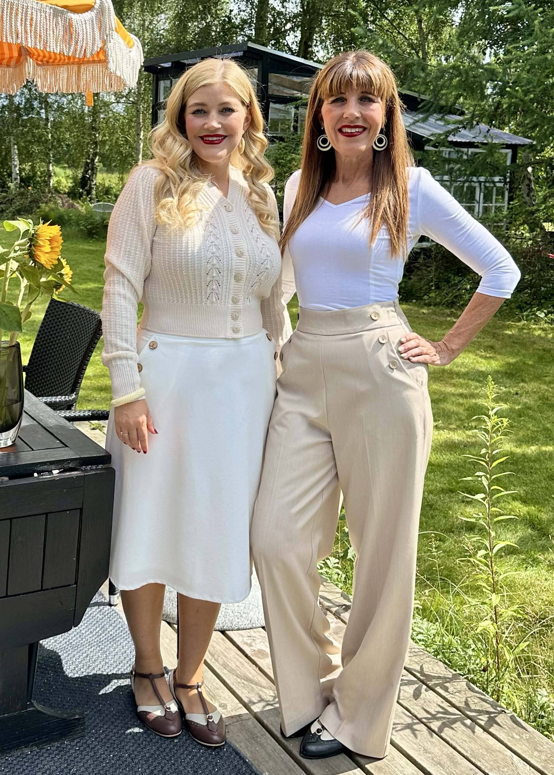 The Scandi Summer Cardi i råhvid cardigan Emmy Design 