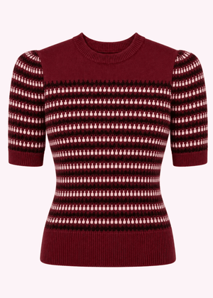 The Technicolor Dream Tee - Burgundy Emmy Design 