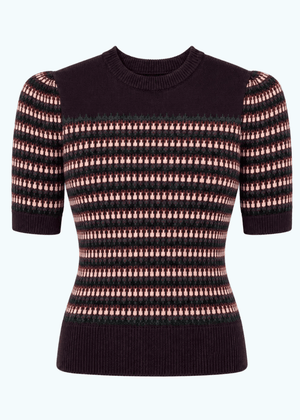 The Technicolor Dream Tee - Plum Emmy Design 