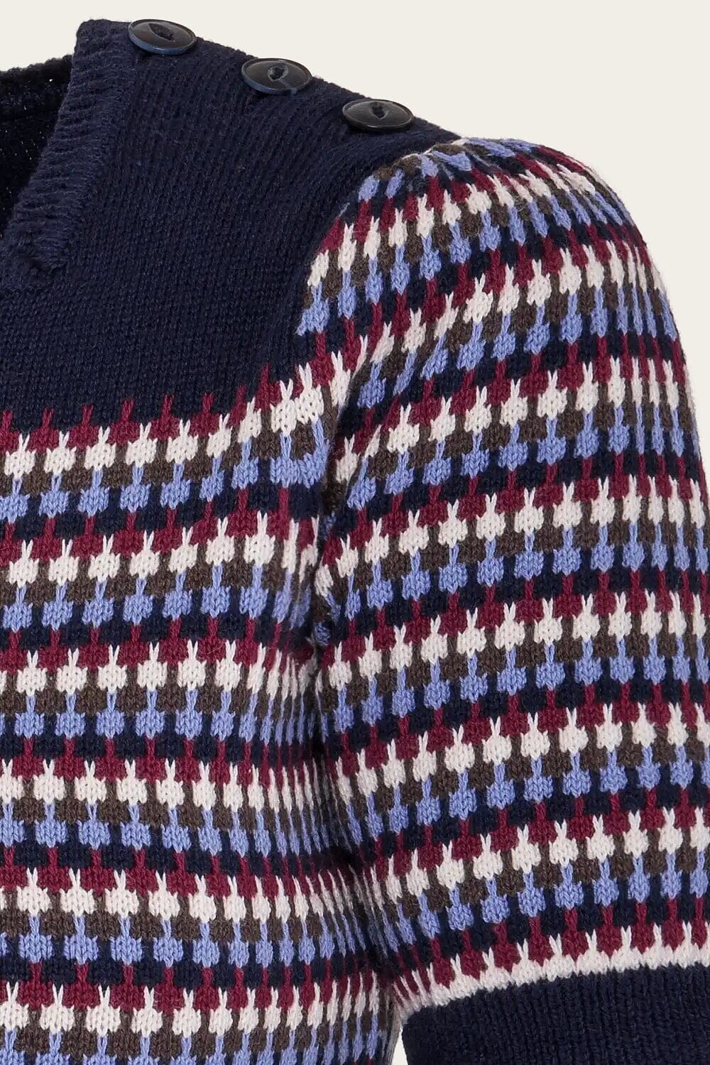 The Technicolor Top - Navy bluse Emmy Design 