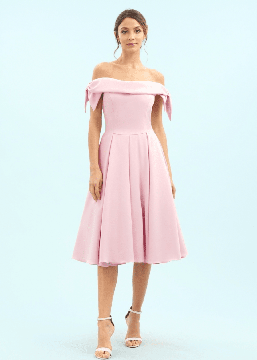 Tilly swing kjole - lyserød pencil kjole Pretty Dress Company 