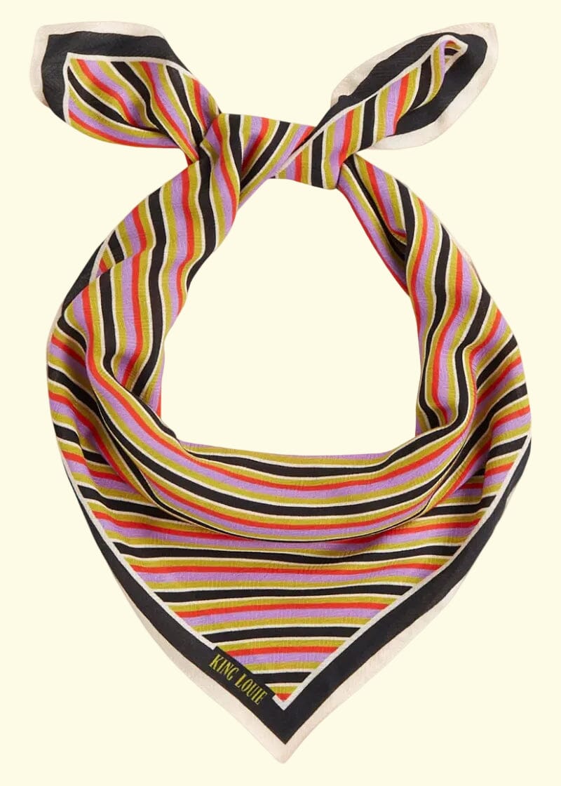 Tørklæde - 'Mistral' i striber tørklæder King Louie 
