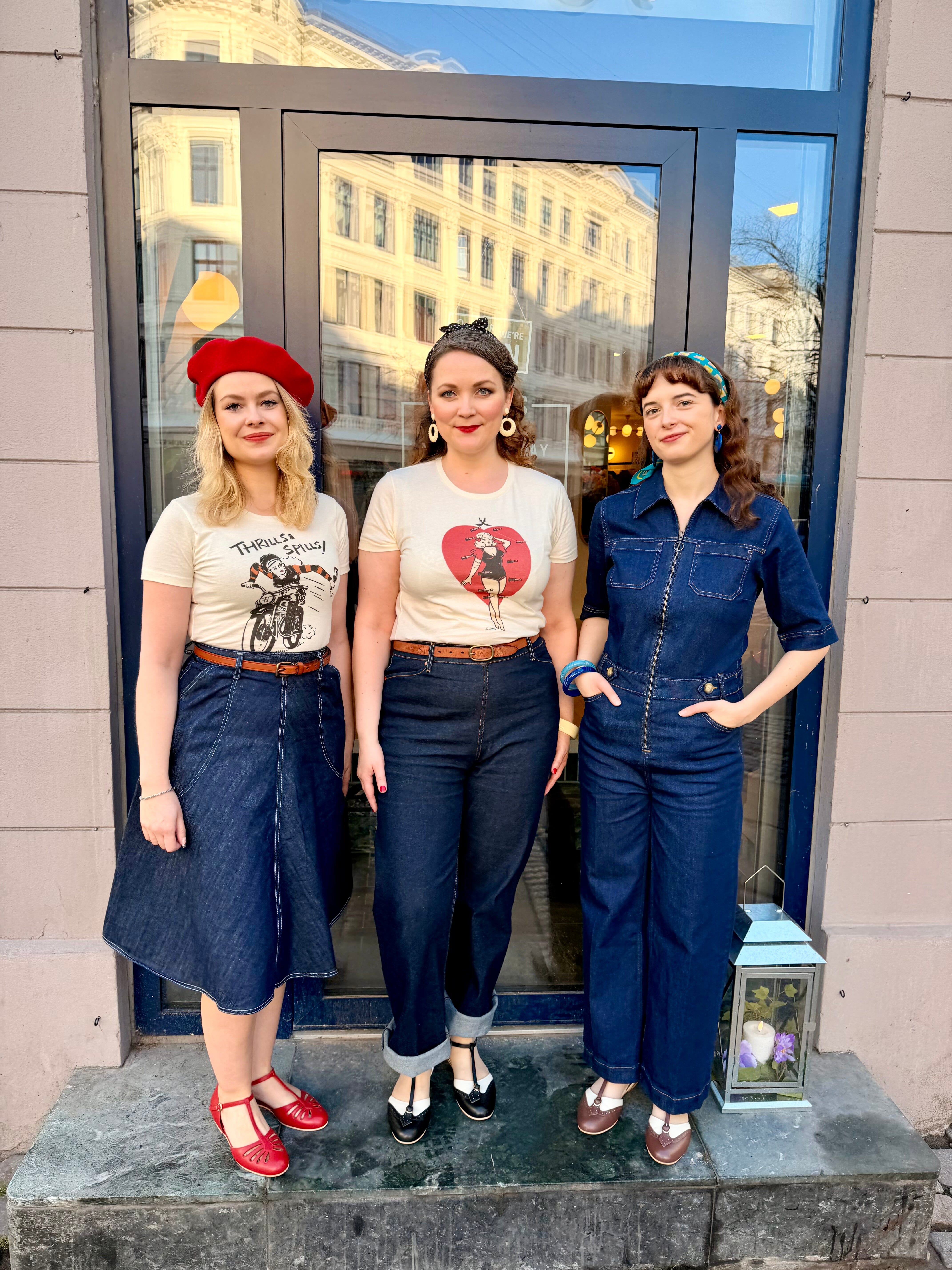 Zip Jumpsuit Denim jeans King Louie 