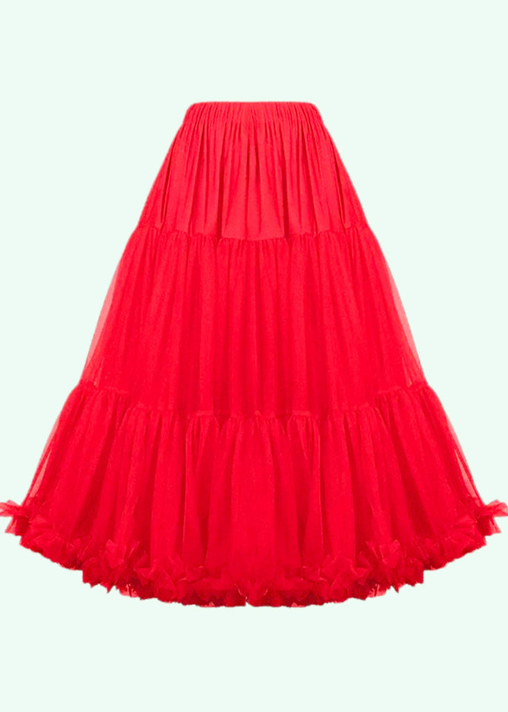 1950s Petticoat in red