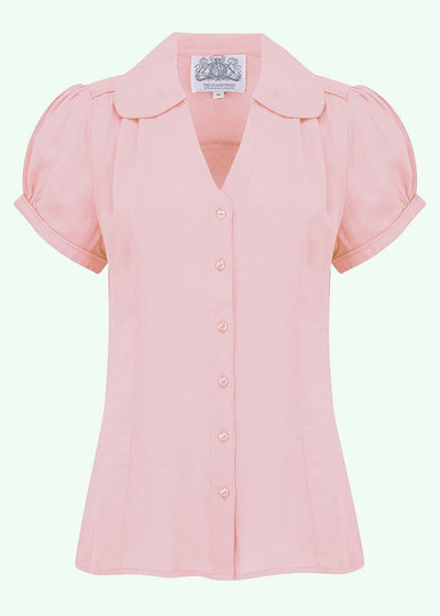 Bloomsbury: Judy skjorte i blossom pink toej Seamstress Of Bloomsbury 