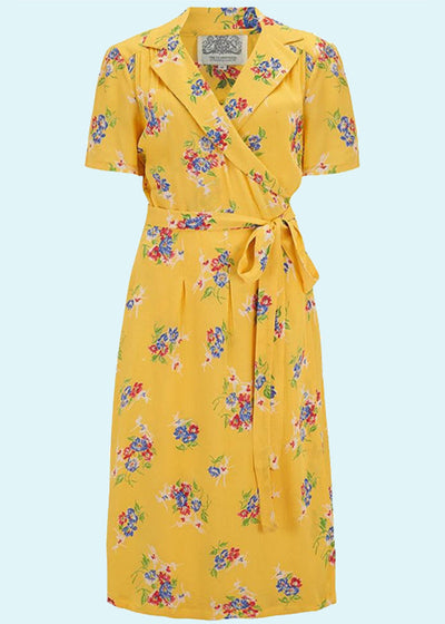 Bloomsbury: Slåom kjole i 'Mimosa' toej Seamstress Of Bloomsbury 