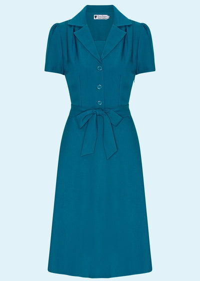 Daisy Dapper: Klassisk skjortekjole i blå Daisy Dapper 