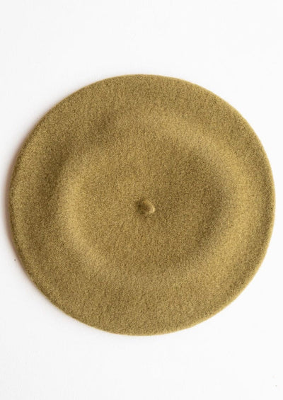 Diefenthal 1905: Klassisk baret i uld, Olive Accessories Diefenthal 