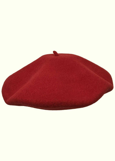 Diefenthal 1905: Klassisk rød baret i uld Accessories Mondo Kaos 