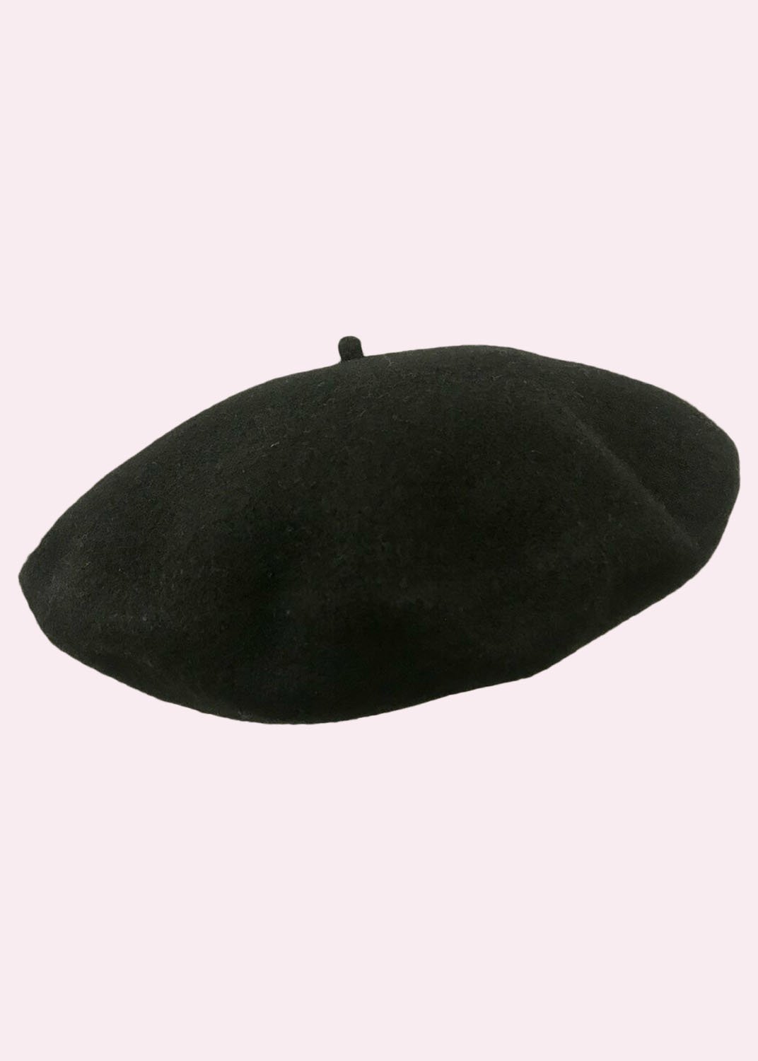 Diefenthal 1905: Klassisk sort baret i uld Accessories Mondo Kaos 