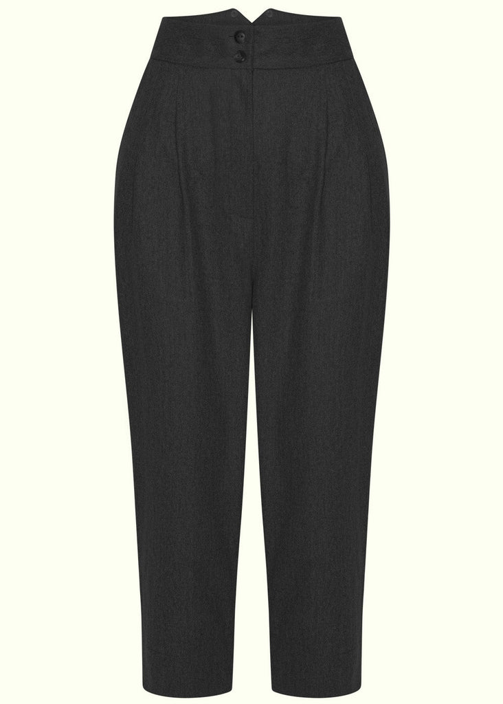 Emmy Design: Hep Hepburn Slacks trousers in black