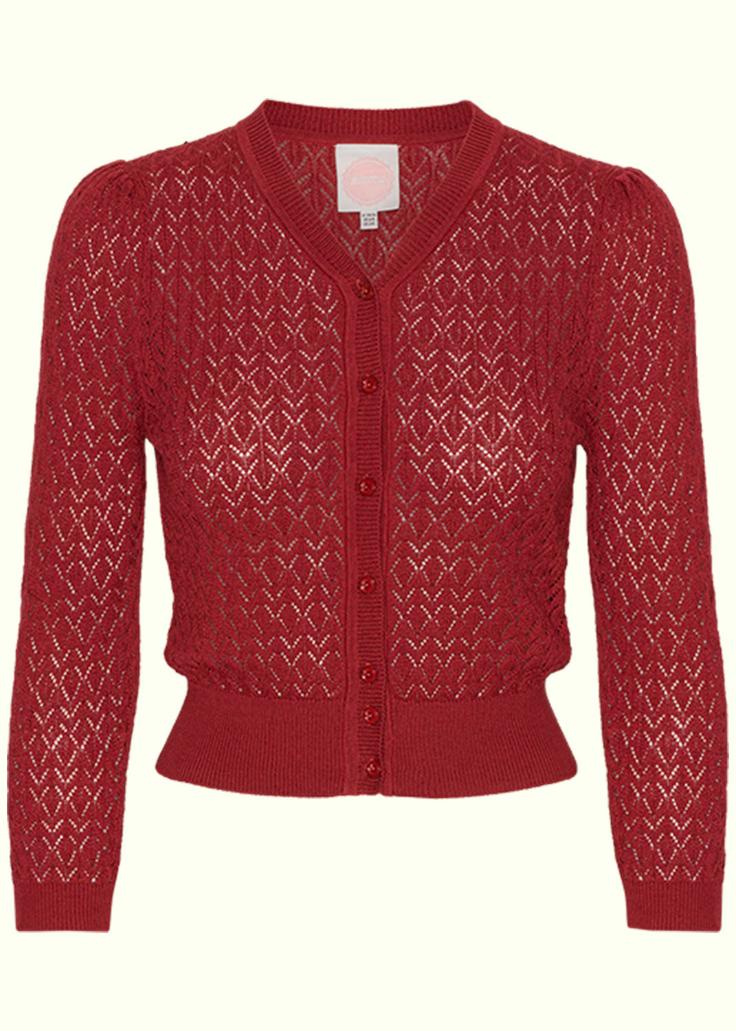 Retro stils Teatime Cardigan med 3/4 ærmer fra Emmy Design