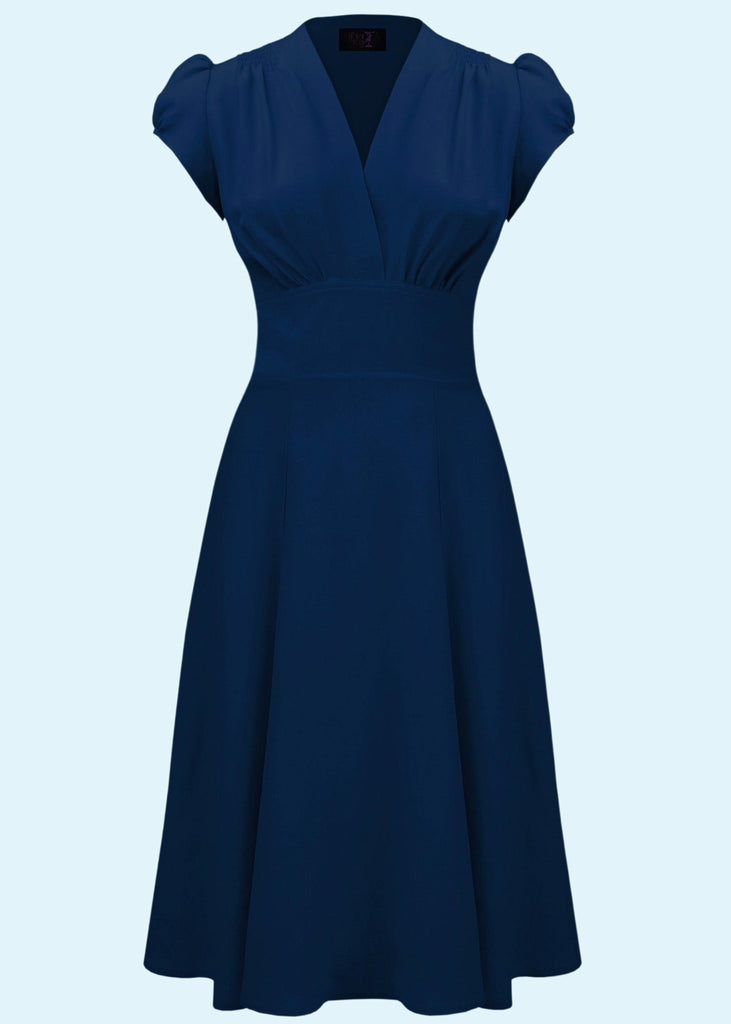 slap af Faldgruber tromme A-line kjole i feminin vintage stil | Stort udvalg af vintage stils kjoler