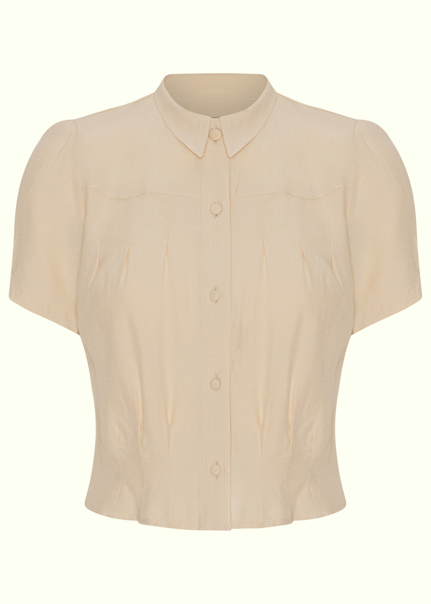 House of Foxy: Bonnie skjorte i 'antique' toej House Of Foxy 