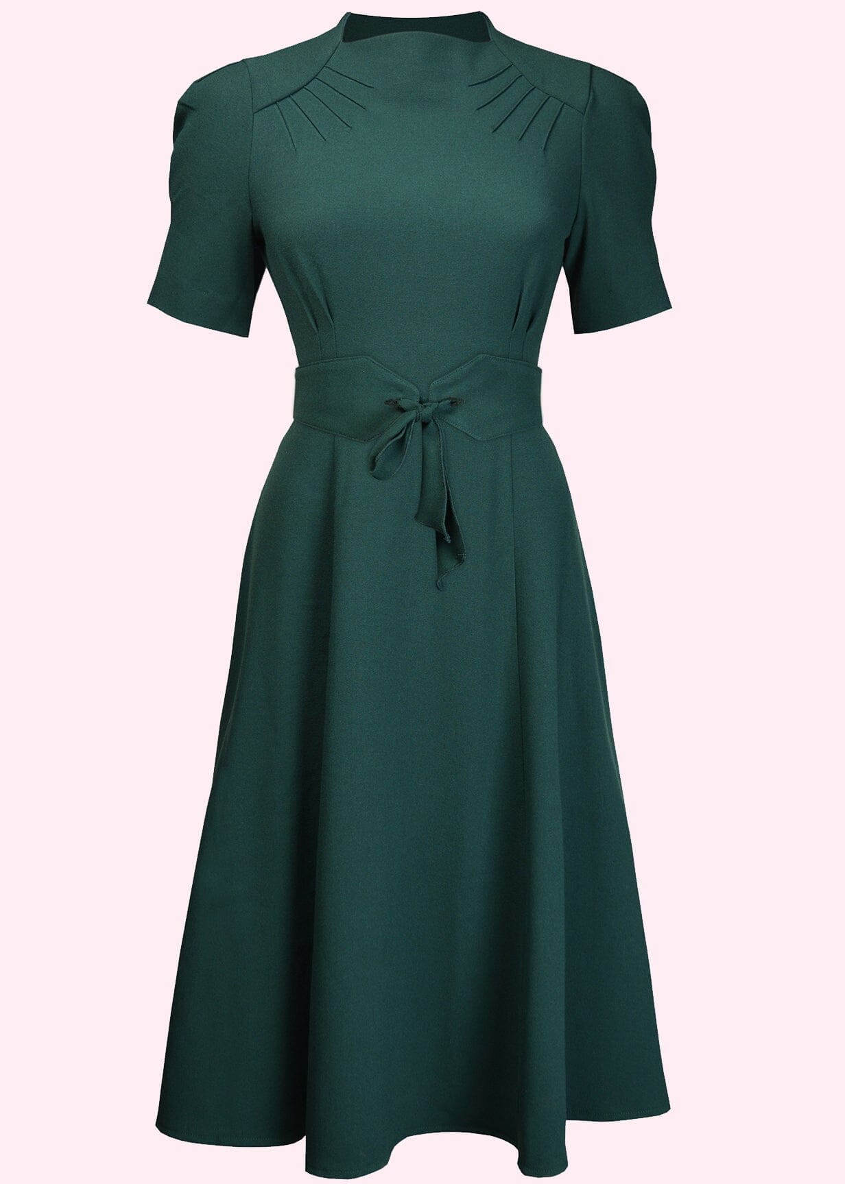 House of Foxy: Stanwyck 40'er stils kjole i grøn House Of Foxy 