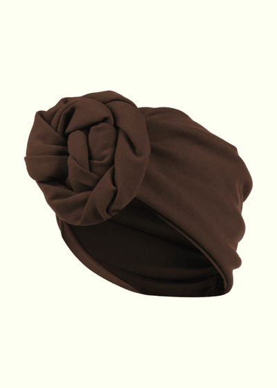 House of Foxy: Turban - brun i 1940er stil Accessories House Of Foxy 