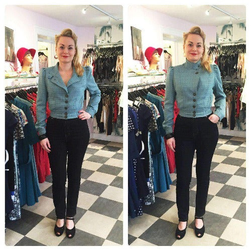 Lady K Loves: Klassiske sorte jeans 32" toej mondokaos 