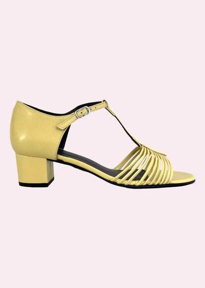 Nordic ShoePeople: Freja 16 sandal i gul sko Nordic Shoepeople 