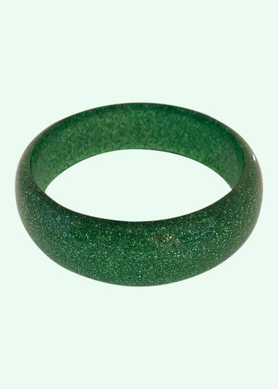 Rock It Rosie: Vintage style armbånd, grøn med glitter Accessories Mondo Kaos 